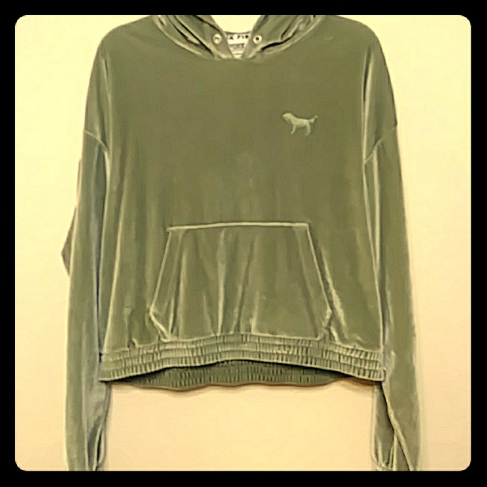 PINK victorias secret velvet hoodie
